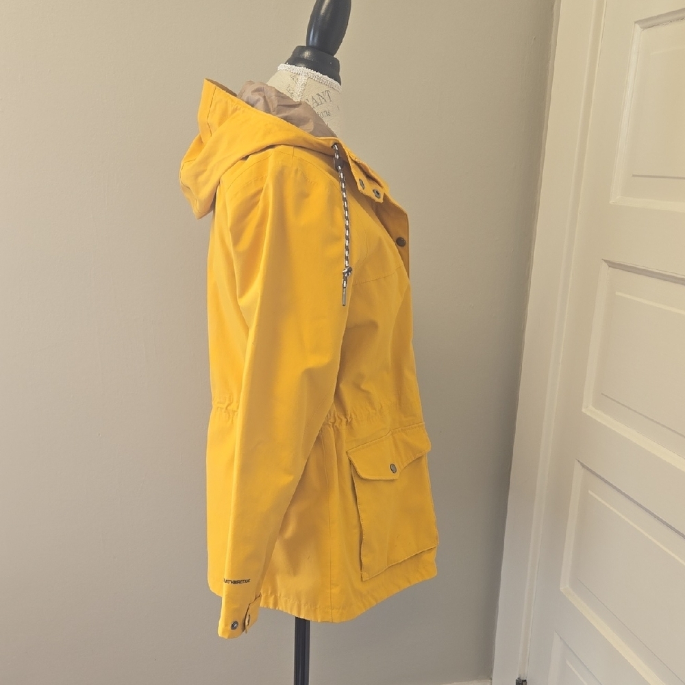Eddie Bauer Yellow Utility Jacket with Drawstring Waist - Picture 3 of 8